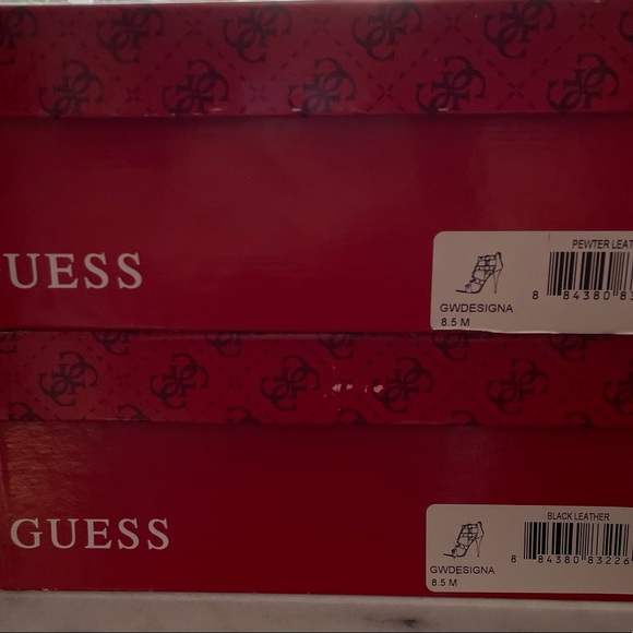 Guess Leather Gladiator Sandle Pumps - Picture 12 of 14